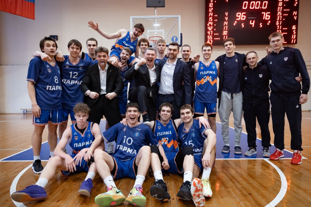«ПАРМА-М» в плей-офф Единой Молодежной Лиги ВТБ!
