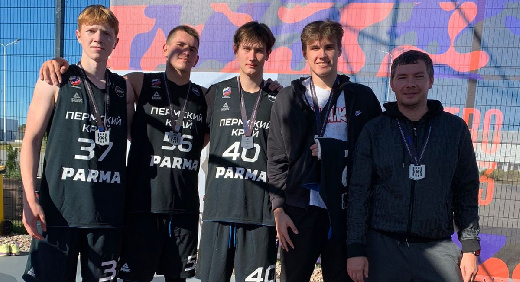 Наши юноши из «ПАРМЫ-М» — серебряные призеры Первенства России 3х3 U18